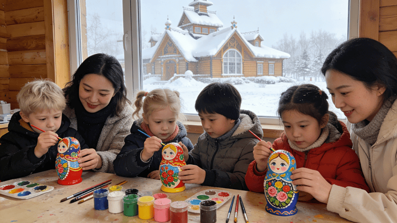 行社带领四口之家解锁暖冬奇遇哈尔滨！不朽情缘冰城遛娃天花板！江苏友好旅(图3)