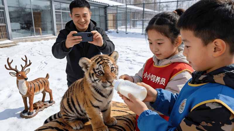 行社带领四口之家解锁暖冬奇遇哈尔滨！不朽情缘冰城遛娃天花板！江苏友好旅(图9)